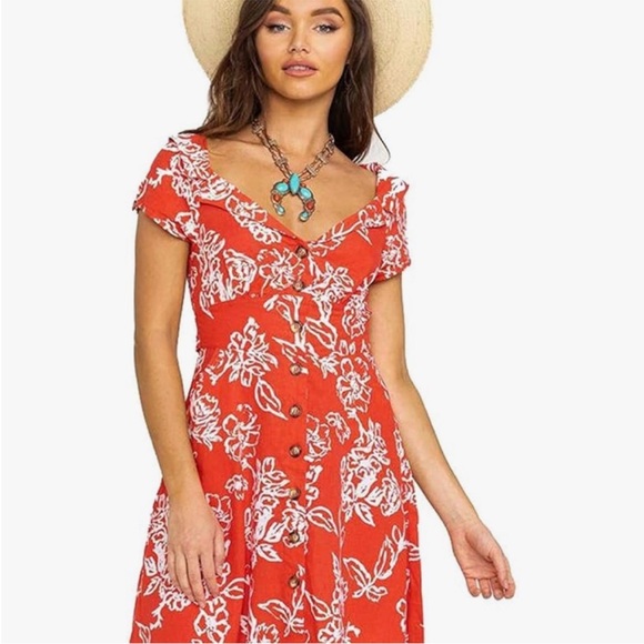 Free People Summer Linen dress - Picture 1 of 4